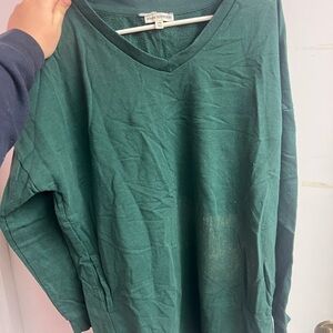 Zenana Outfitters Forest Green Knit Top